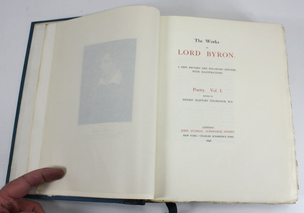 The Works of Lord Byron, 13 Volumes Complete, John Murray 1898-1901, Limited Edition.