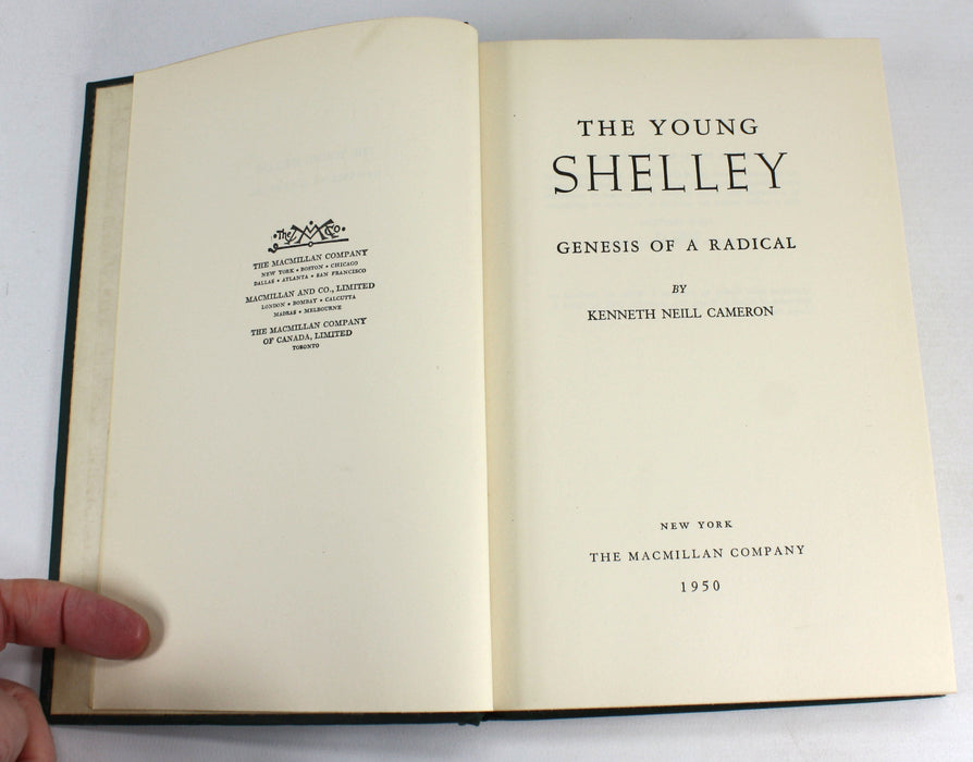 The Young Shelley, Kenneth Neill Cameron, 1950