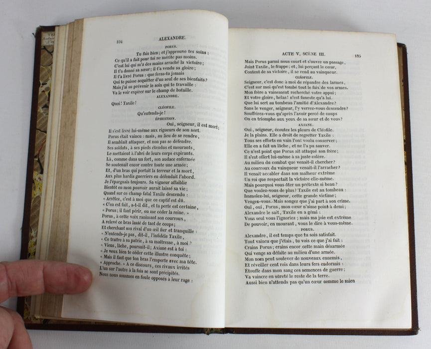 Theatre Complet de J. Racine, M. Auger, Paris, 1864