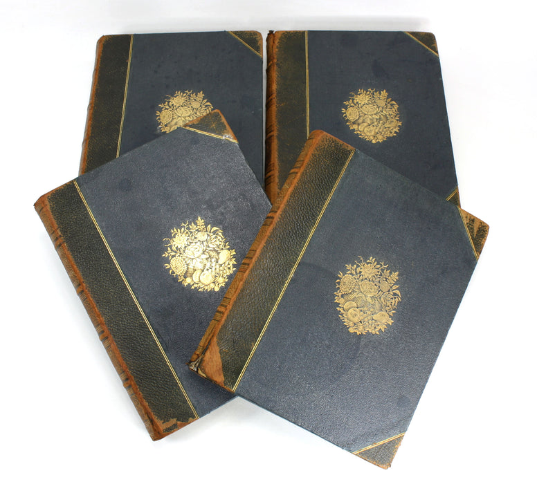 The illustrated Dictionary of Gardening, George Nicholson, 4 Volumes Complete with Supplement, 1885 - 1888