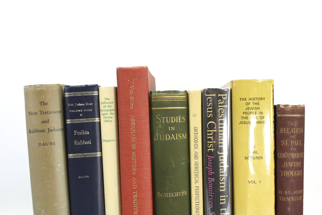 Theology Bundle: Judaism and Hebrew interest book collection, Set 2