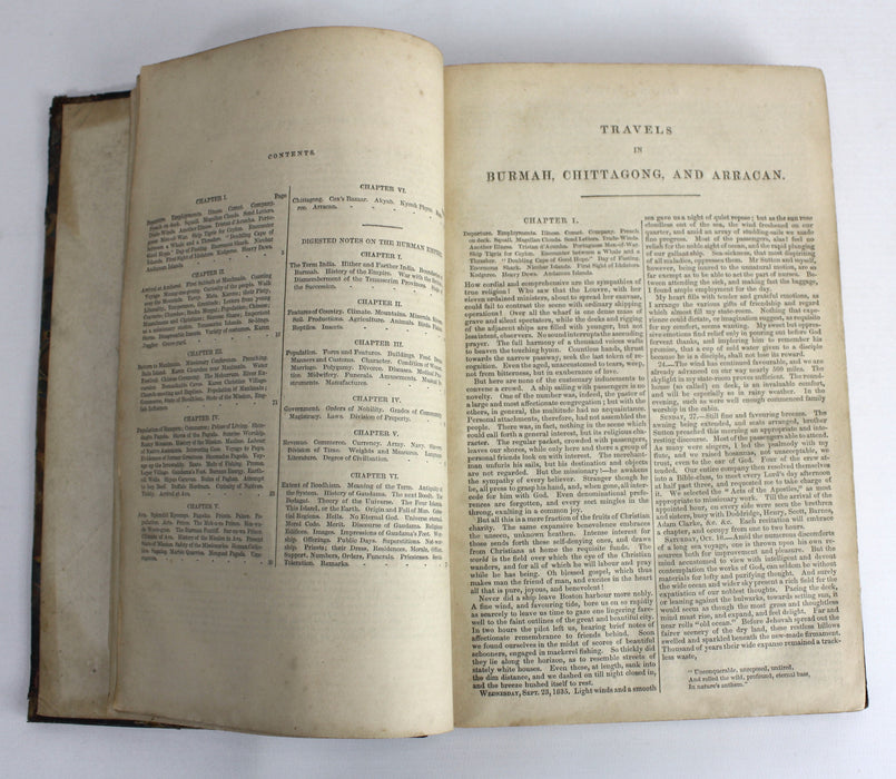 Travels and Voyages; Burman Empire, Holy Land, China, Java; Howard Malcom, J.L. Stephens, Basil Hall, George Anson; 1840