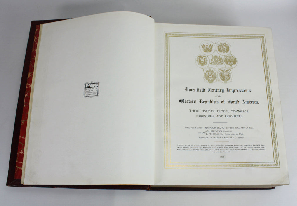 Twentieth Century Impressions of the Western Republics of South America, 1st edition, 1915