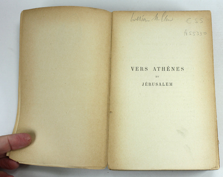 Vers Athenes et Jerusalem, Gustave Larroumet, Hachette, Paris, 1898