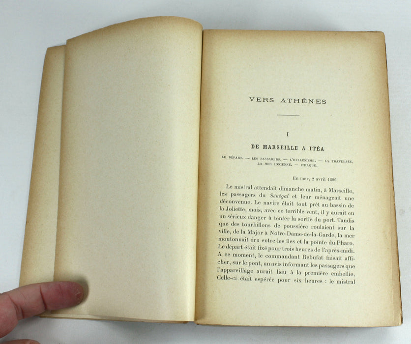 Vers Athenes et Jerusalem, Gustave Larroumet, Hachette, Paris, 1898