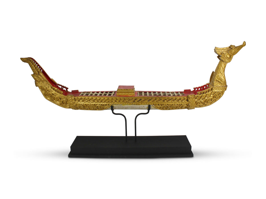 Antique Thai Suphannahong Royal Barge Table Centrepiece