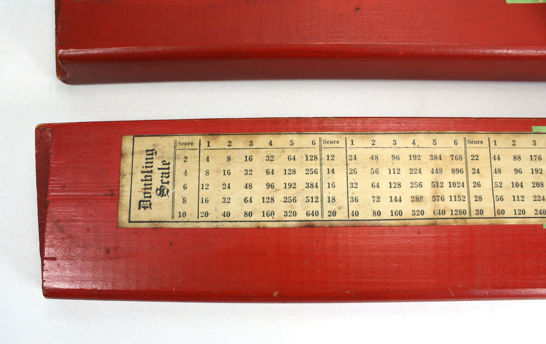 Vintage Chinese Mahjong Gaming Tile Holder Set - also Scrabble, Dominoes. Set C. Tile Rack.