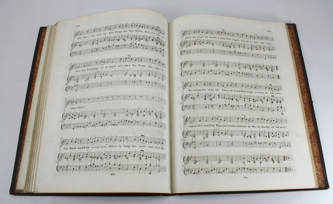 Original 19th Century Sheet Music Book, pre-Victorian era. Book M2.
