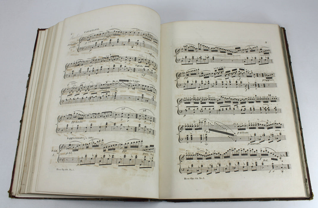 Original 19th Century Sheet Music Book, pre-Victorian era. Book M3.