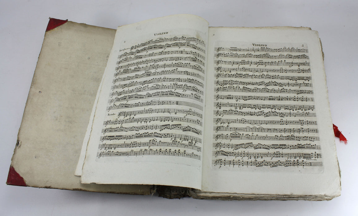 Original 18th/19th Century Sheet Music Book Folio, pre-Victorian era. Book M9.