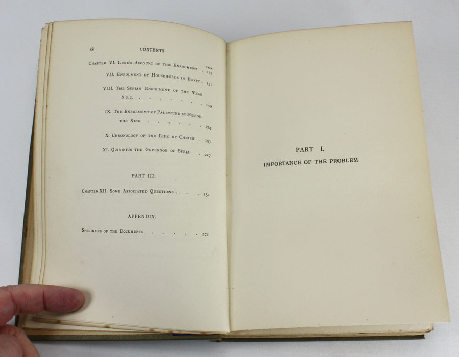 Was Christ born at Bethlehem? A Study on the Credibility of St. Luke, W.M. Ramsay, 1898