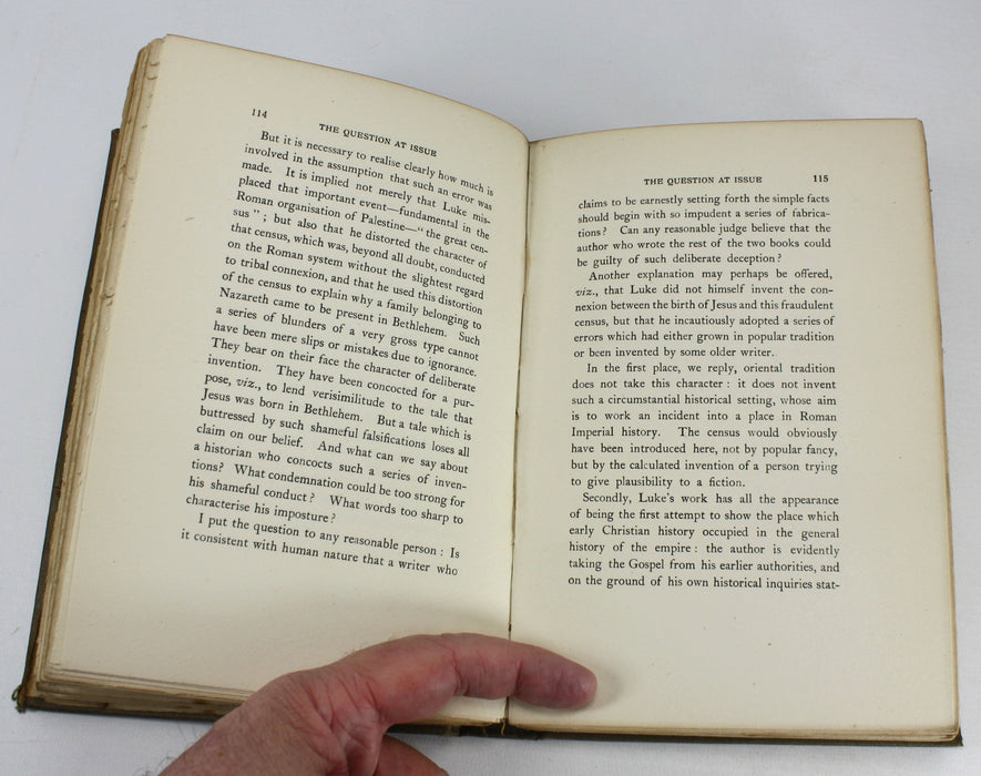 Was Christ born at Bethlehem? A Study on the Credibility of St. Luke, W.M. Ramsay, 1898