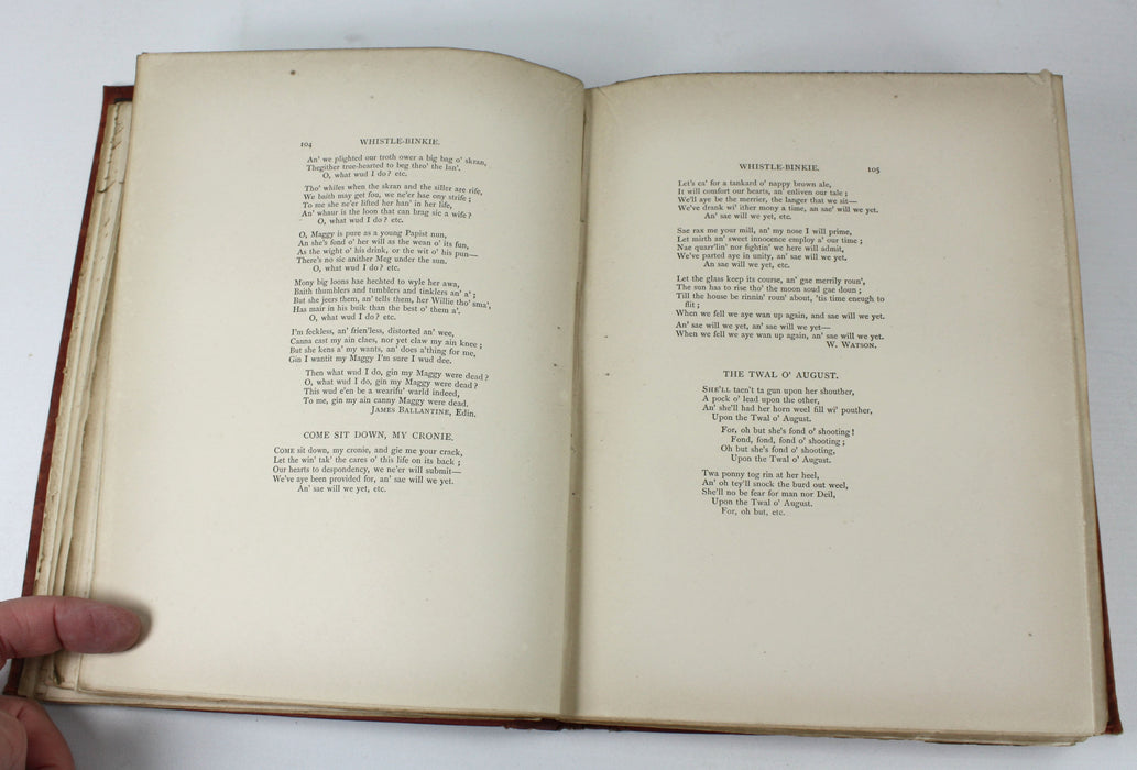 Whistle-Binkie or The Piper of the Party, 1878 limited edition