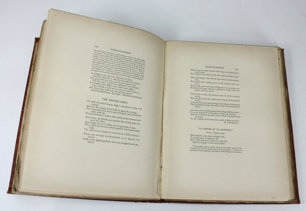 Whistle-Binkie or The Piper of the Party, 1878 limited edition