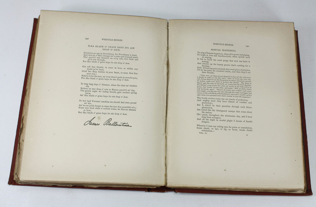 Whistle-Binkie or The Piper of the Party, 1878 limited edition