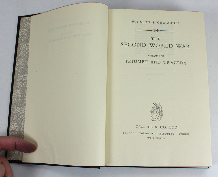 Winston Churchill; The Second World War, 6 Vol set, 1948-1954.