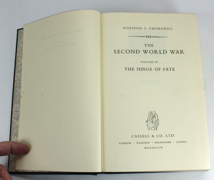 Winston S. Churchill; The Second World War, 4 Volumes, 1948-1951