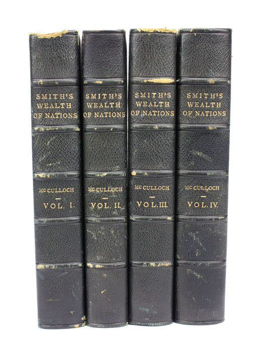 Adam Smith, Wealth of Nations, 4 Volumes complete, 1828