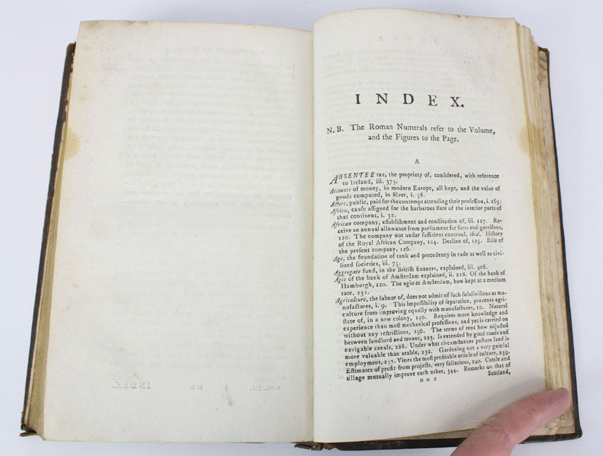 An Inquiry into the Nature and Causes of the Wealth of Nations, by Adam Smith, 1796