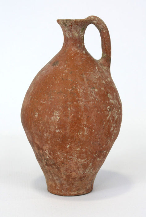 Ancient Abydos ware jug, Canaanite pottery used in Egypt, circa 3000BC