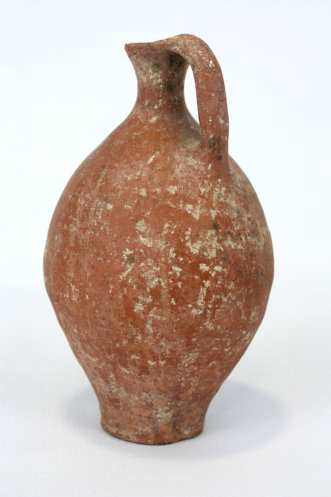 Ancient Abydos ware jug, Canaanite pottery used in Egypt, circa 3000BC