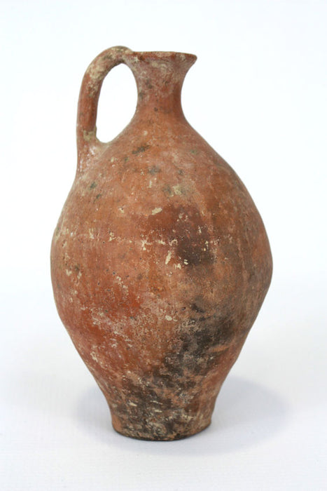 Ancient Abydos ware jug, Canaanite pottery used in Egypt, circa 3000BC