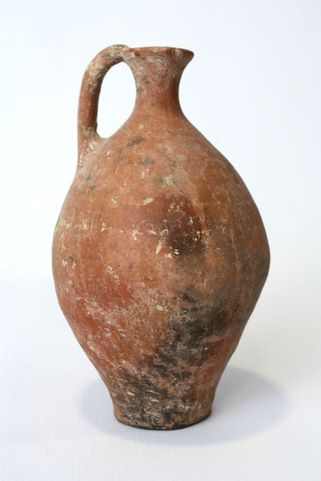 Ancient Abydos ware jug, Canaanite pottery used in Egypt, circa 3000BC