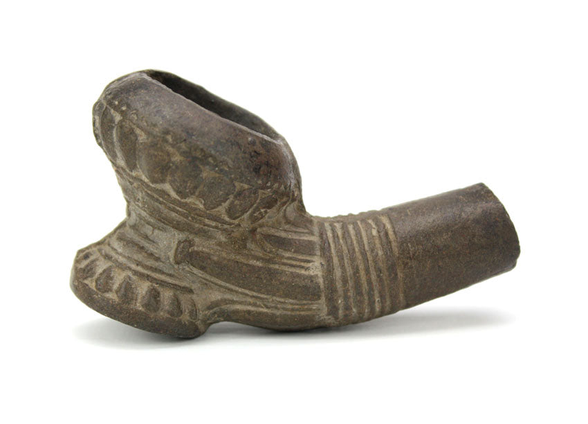 Karen earthenware pipe Burma or Thailand, 19th century