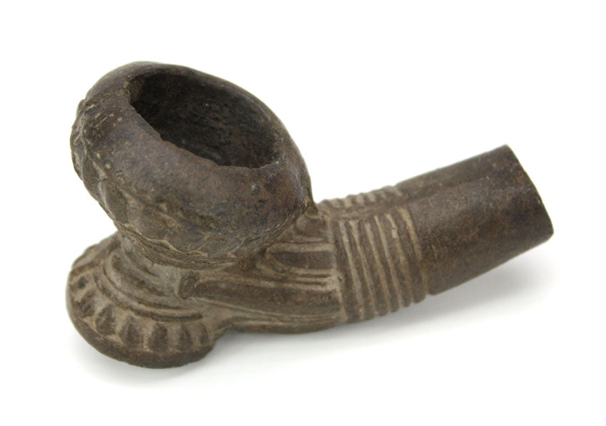 Karen earthenware pipe Burma or Thailand, 19th century