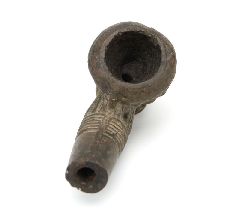 Karen earthenware pipe Burma or Thailand, 19th century