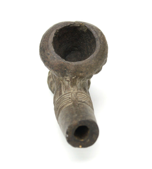 Karen earthenware pipe Burma or Thailand, 19th century