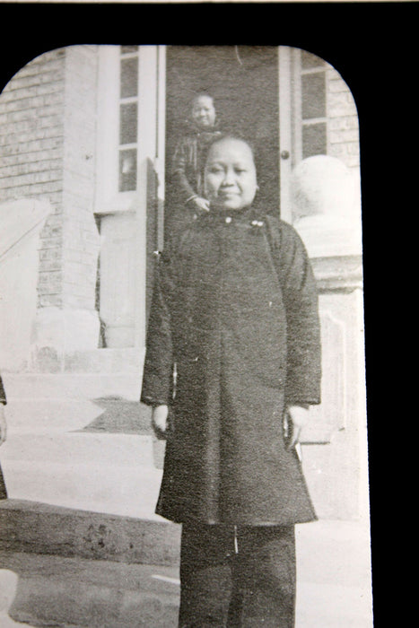 Magic Lantern Slide, Chinese Ghost Marriage 冥婚, circa 1900