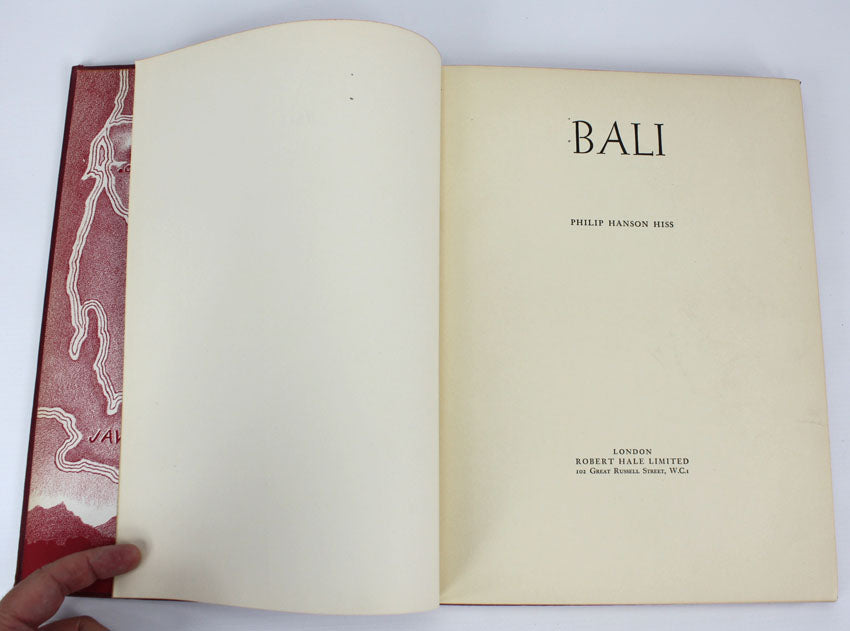 Bali by Philip Hanson Hiss, first edition 1941