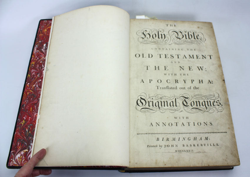 The Holy Bible, Baskerville 1772