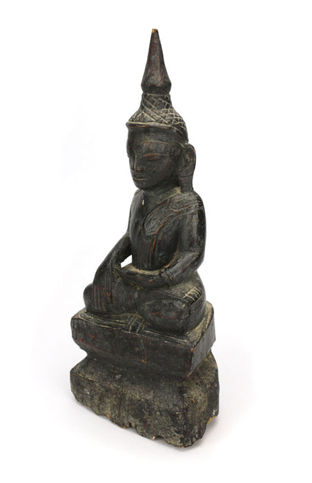 19th Century, Burmese Shan Buddha, 27.5cm high