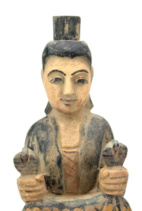 Burmese Nat, seated figurine - Amay Yay Yin also known as Yeyin Kadaw or Amay Gyi