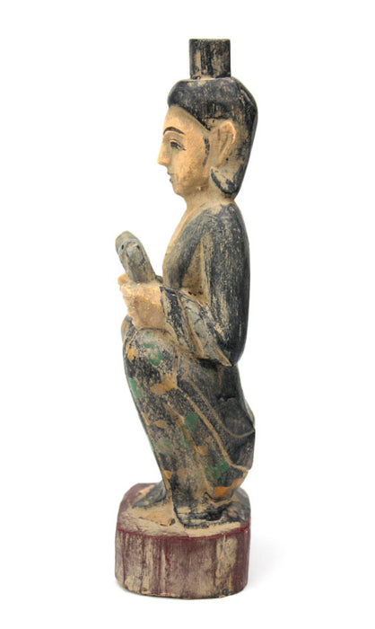 Burmese Nat, seated figurine - Amay Yay Yin also known as Yeyin Kadaw or Amay Gyi