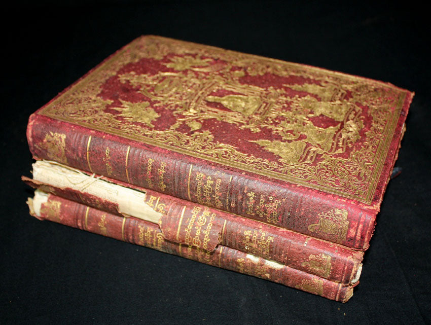 Burmese Buddhist teachings books for monks - set of 3, similarities to kammavaca, 1911