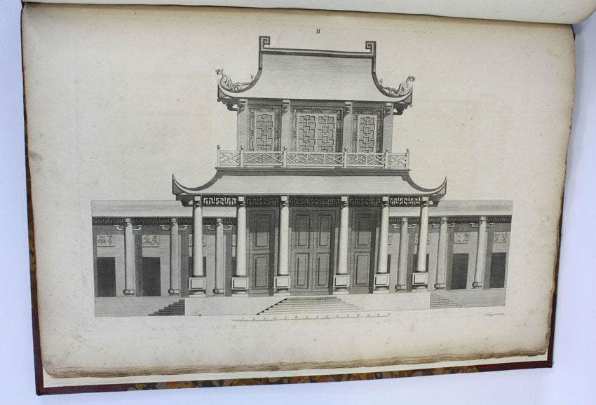 Sir William Chambers, Designs of Chinese Buildings, Furniture, Dresses, Machines, and Utensils, 1st edition 1757