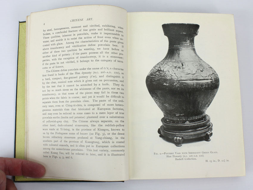 Chinese Art by Stephen Bushell, 2 volume set, 1907, 1909. Victoria and Albert Museum Art Handbook.
