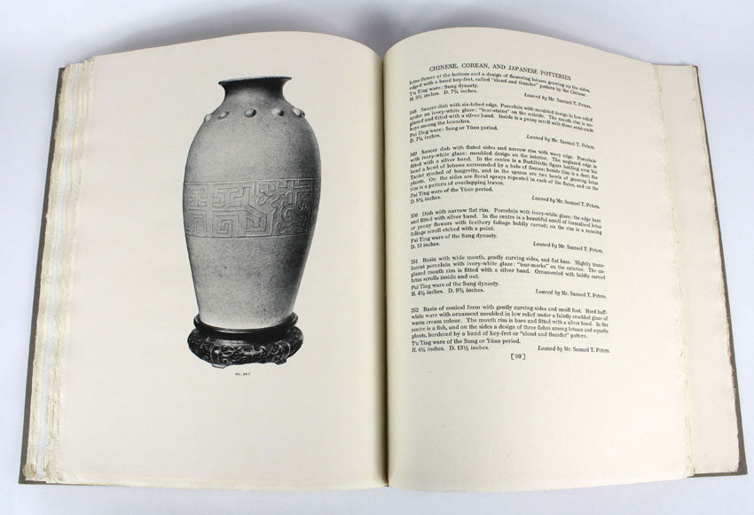 Chinese, Corean and Japanese Potteries, Limited first edition, 1914, Outstanding example, R L Hobson, E Morse, R S Williams