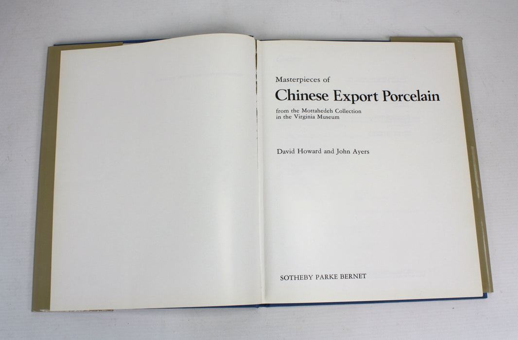 Masterpieces of Chinese Export Porcelain from the Mottahedeh Collection