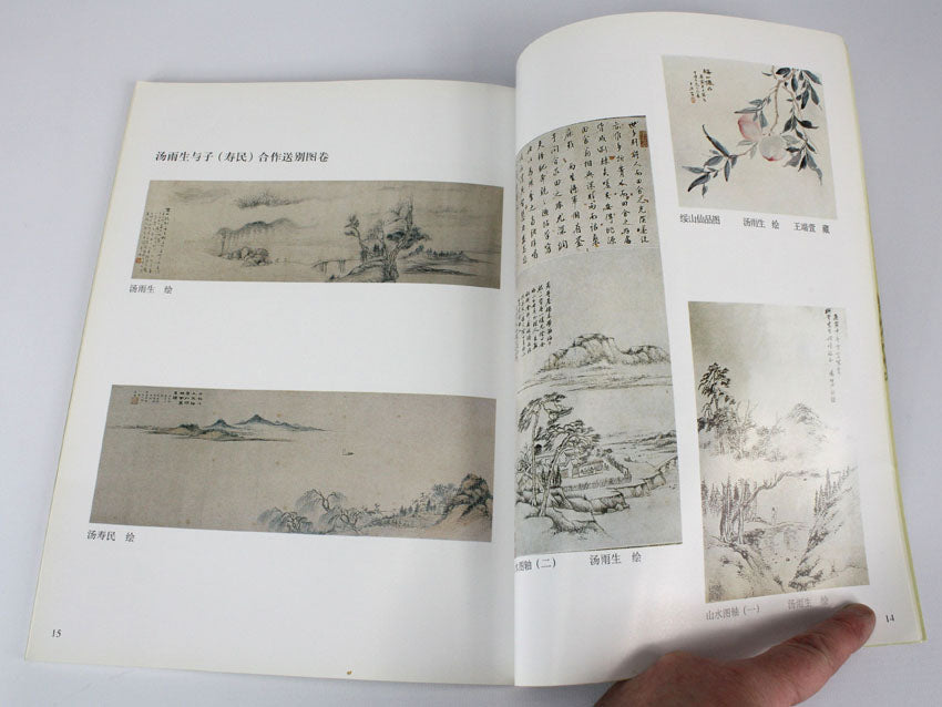 毗陵湯氏書畫集 Collection of paintings and calligraphy by 湯雨生