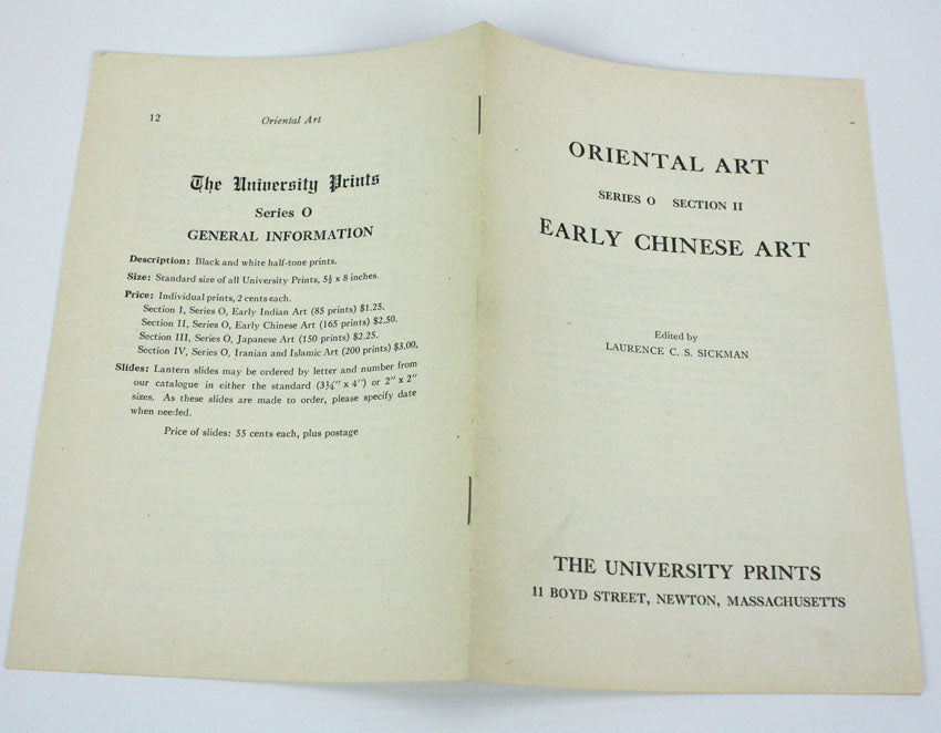 Early Chinese Art, edited by Laurence Sickman, 2nd edition