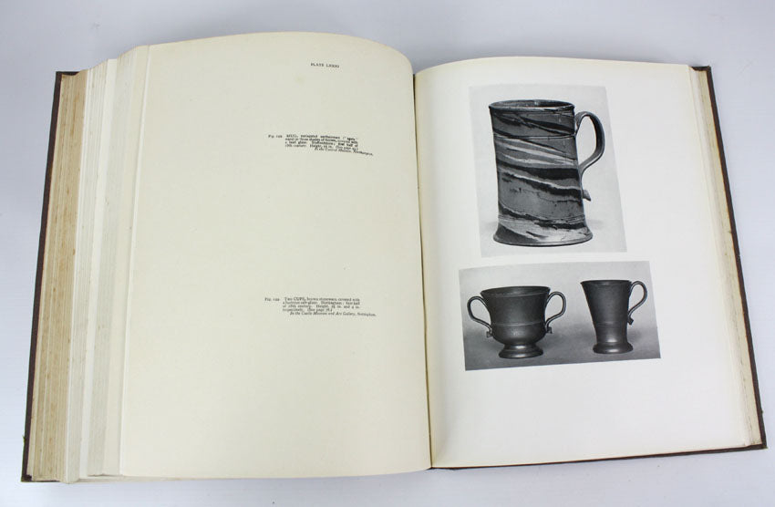 English Pottery Its Development from Early Times to the end of the Eighteenth Century by Bernhard Rackham and Herbert Read, 1st edition, 1924