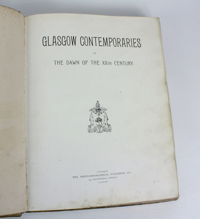 Glasgow Contemporaries at the Dawn of the XXth Century, 1901