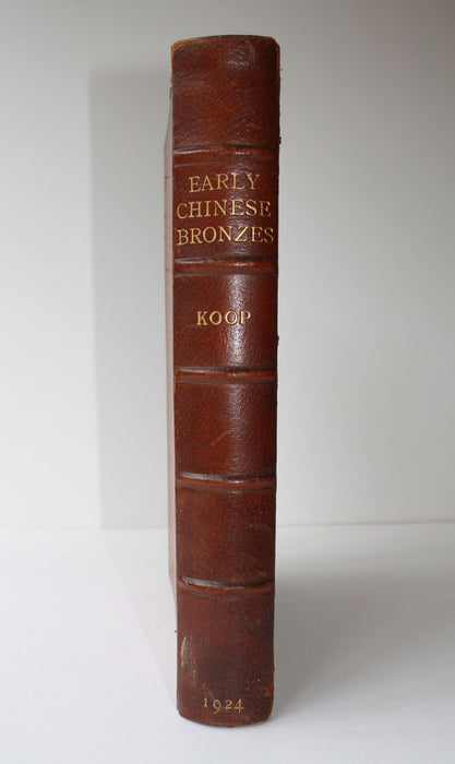 Early Chinese Bronzes, by Albert J Koop, 1924, deluxe limited edition in full leather