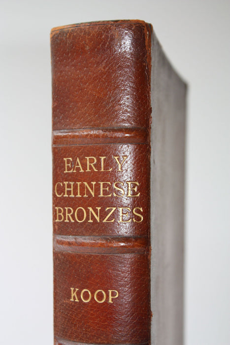 Early Chinese Bronzes, by Albert J Koop, 1924, deluxe limited edition in full leather