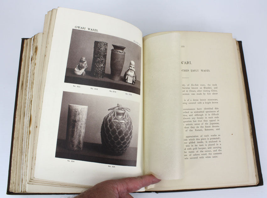 Japanese Pottery by James L Bowes, 1st edition, 1890