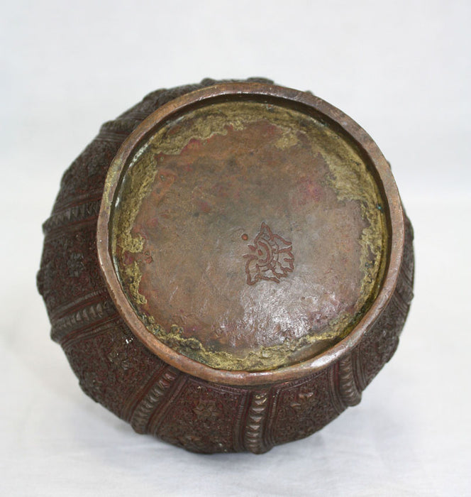 Kashmiri tilted sugar bowl